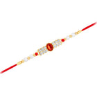 Crystal & Pearl Studded Rakhi Thread