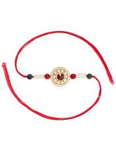 Chakra Inspired Crystal & Beads Rakhi