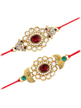 Peora Kundan Rakhi Celebrating Sibling Love