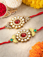 Peora Kundan Rakhi Celebrating Sibling Love