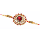 Royal Kundan Rakhi with Decorative Beads