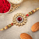 Kundan Crystal Shine Rakhi for Bhai