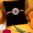 Kundan Crystal Shine Rakhi for Bhai
