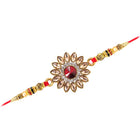 Kundan Crystal Shine Rakhi for Bhai