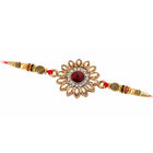Kundan Crystal Shine Rakhi for Bhai