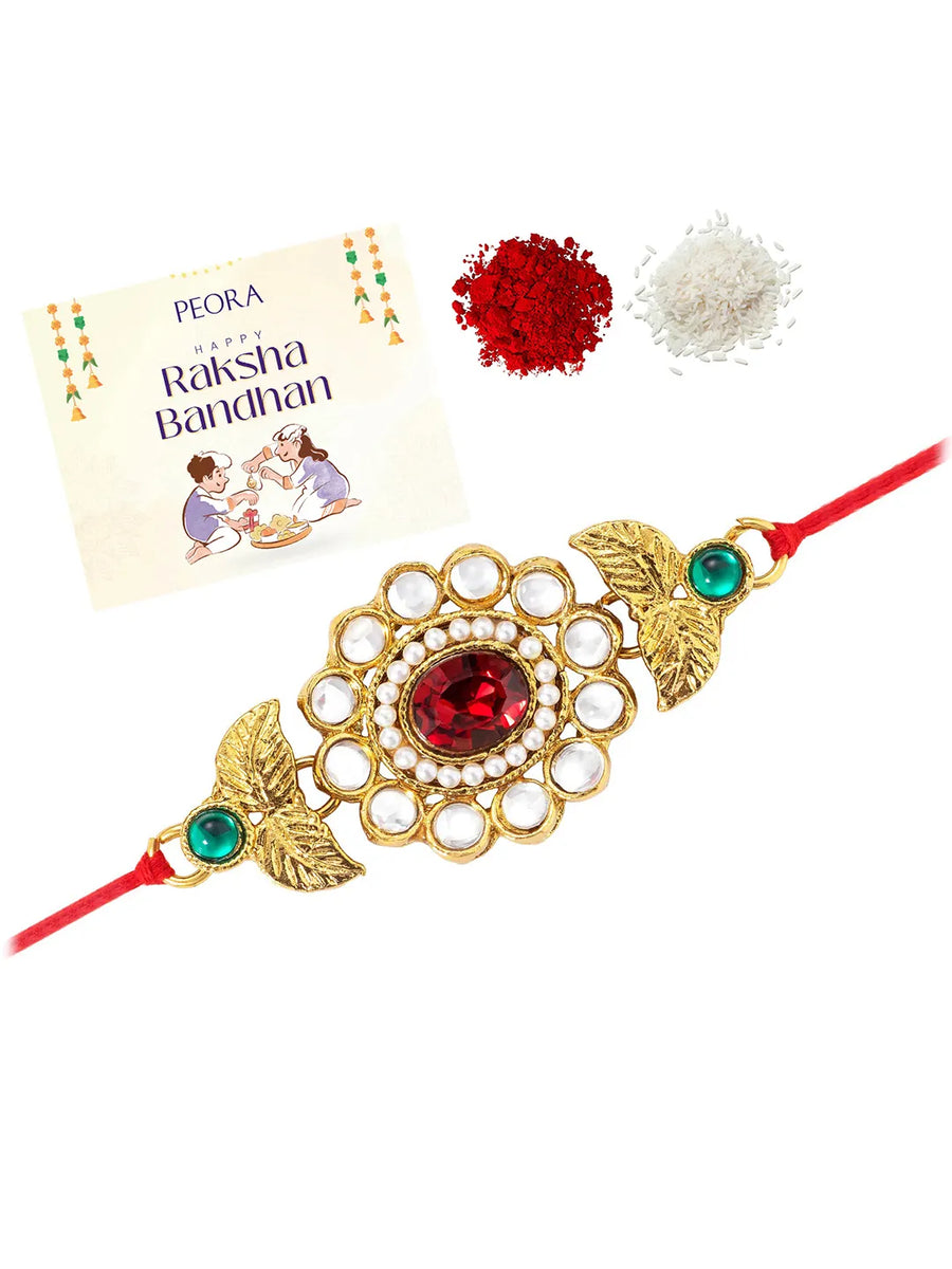 Peora Rakhshabandhan Thread Rakhi for Bhaiya