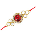 Crafted Shine Kundan Crystal Rakhi