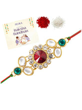 Peora Shining Kundan Thread for Rakhi Day
