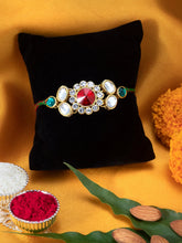 Peora Shining Kundan Thread for Rakhi Day