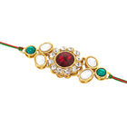 Peora Shining Kundan Thread for Rakhi Day