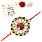 Graceful Kundan Rakhi for Rakshabandhan