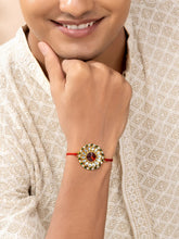 Graceful Kundan Rakhi for Rakshabandhan