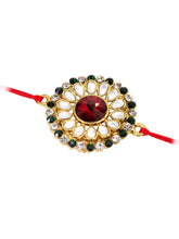 Graceful Kundan Rakhi for Rakshabandhan