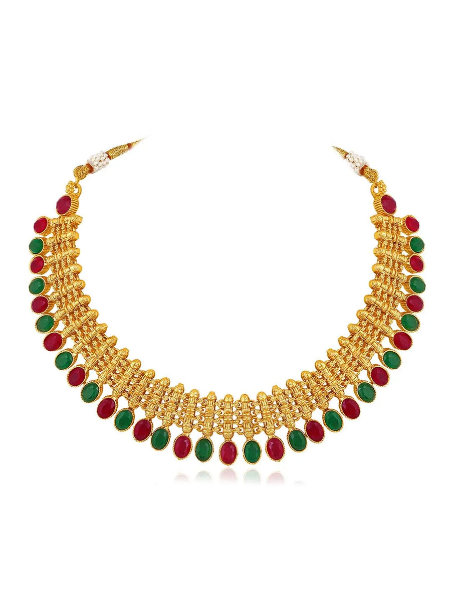 Short Necklace Set – Elegant & Lightweight Jewellery Styles | Peora