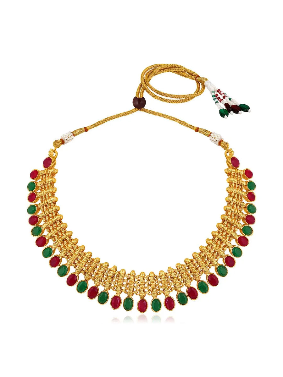 Short Necklace Set – Elegant & Lightweight Jewellery Styles | Peora
