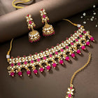 Captivating Magenta Necklace Set