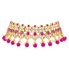 Captivating Magenta Necklace Set
