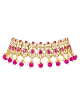 Captivating Magenta Necklace Set