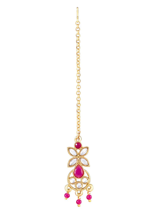 Captivating Magenta Necklace Set