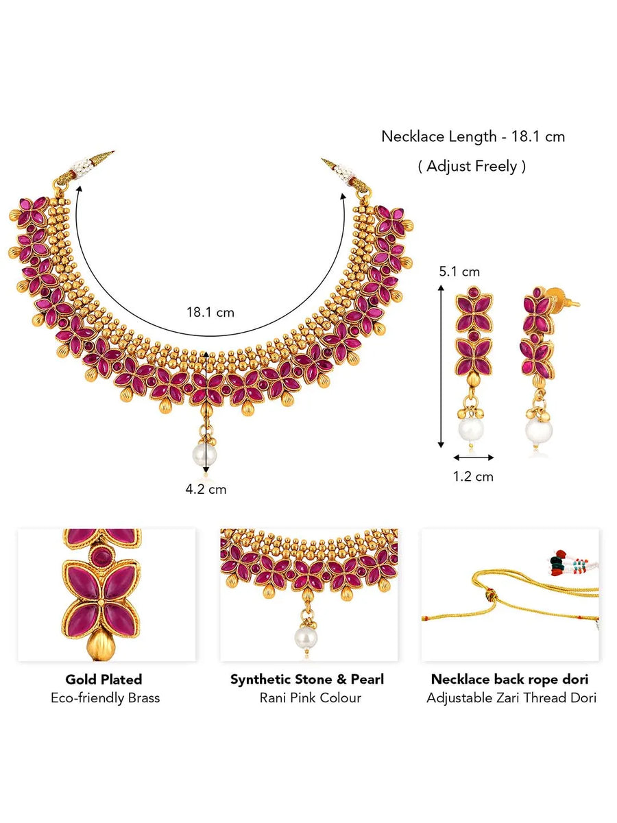 Luxe Necklace Set by Peora | Luxury Fashion Jewellery for Women

