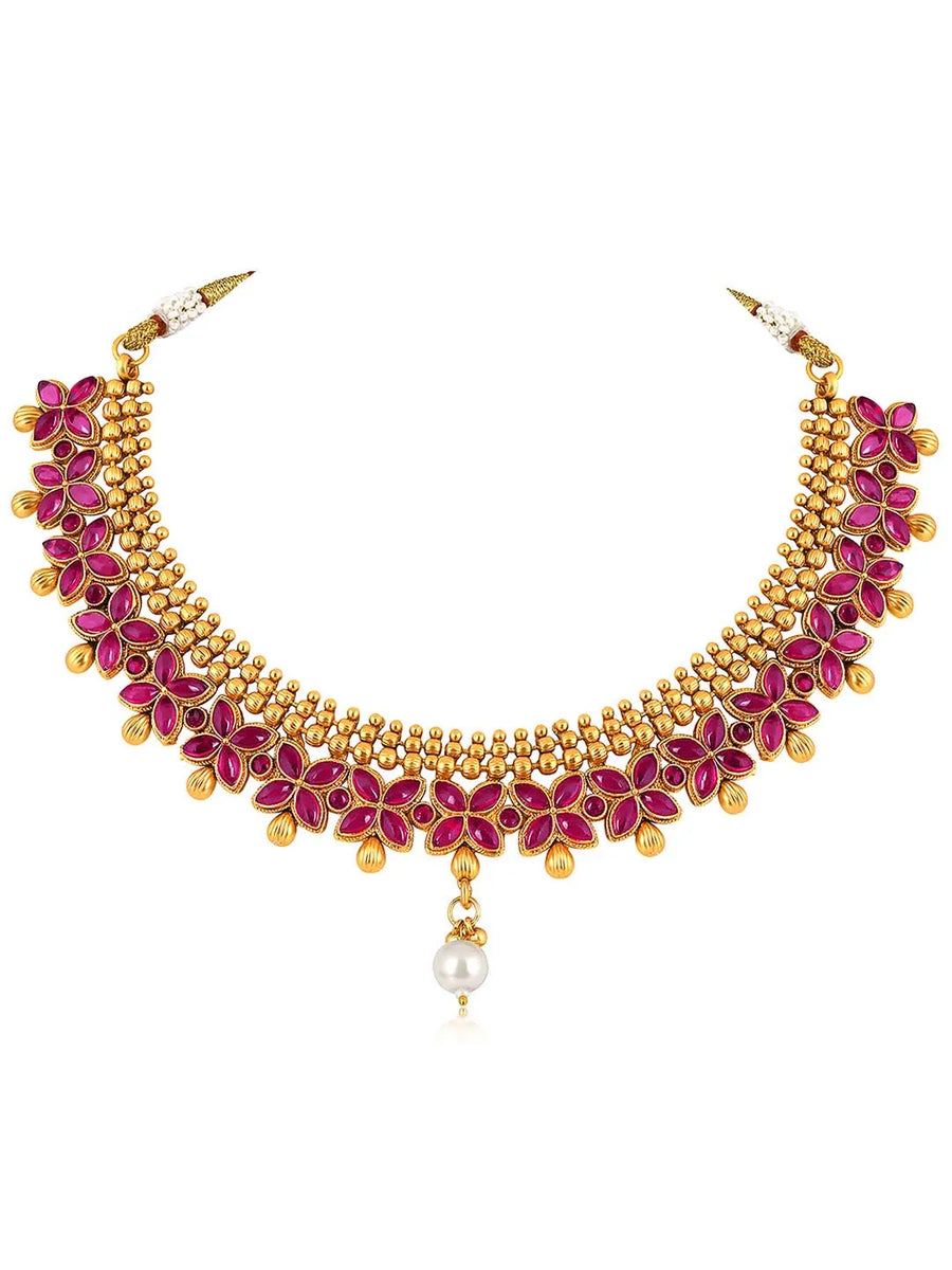 Luxe Necklace Set by Peora | Luxury Fashion Jewellery for Women

