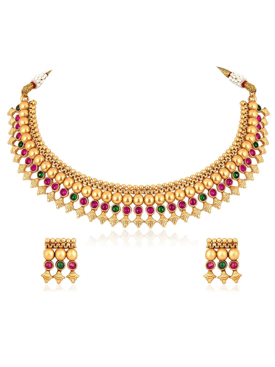 Short Necklace Set by Peora | Elegant & Stylish Fashion Jewellery

