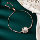 Pearls Adjustable CZ Bracelet by Peora – Elegant Fashion Jewellery

