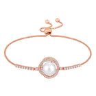 Pearls Adjustable CZ Bracelet by Peora – Elegant Fashion Jewellery

