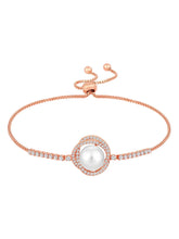 Pearls Adjustable CZ Bracelet by Peora – Elegant Fashion Jewellery

