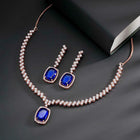 CZ Crystal Necklace Set – Radiant Crystal Jewellery by Peora
