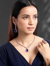 CZ Crystal Necklace Set – Radiant Crystal Jewellery by Peora
