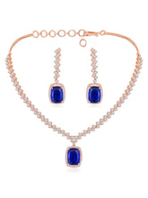 CZ Crystal Necklace Set – Radiant Crystal Jewellery by Peora
