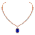 CZ Crystal Necklace Set – Radiant Crystal Jewellery by Peora
