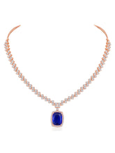 CZ Crystal Necklace Set – Radiant Crystal Jewellery by Peora
