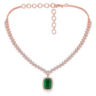 CZ Crystal Necklace Set – Radiant Crystal Jewellery by Peora
