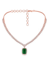 CZ Crystal Necklace Set – Radiant Crystal Jewellery by Peora
