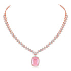 CZ Crystal Necklace Set – Radiant Crystal Jewellery by Peora
