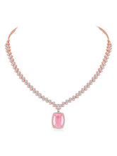 CZ Crystal Necklace Set – Radiant Crystal Jewellery by Peora
