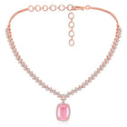 CZ Crystal Necklace Set – Radiant Crystal Jewellery by Peora
