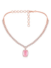 CZ Crystal Necklace Set – Radiant Crystal Jewellery by Peora
