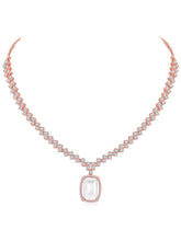 CZ Crystal Necklace Set – Radiant Crystal Jewellery by Peora
