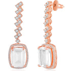 CZ Crystal Necklace Set – Radiant Crystal Jewellery by Peora
