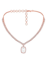 CZ Crystal Necklace Set – Radiant Crystal Jewellery by Peora
