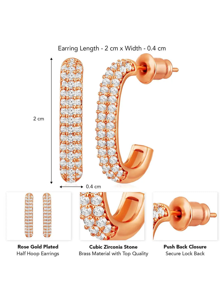 Half Hoop Earrings for Women – Modern & Elegant Styles | Peora