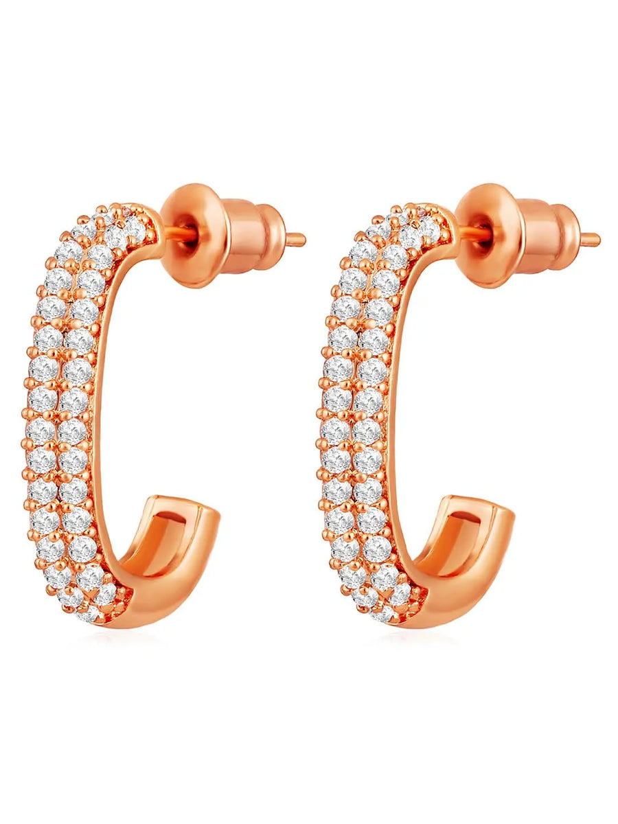 Half Hoop Earrings for Women – Modern & Elegant Styles | Peora