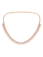 Grace CZ Necklace Set – Elegant Cubic Zirconia Jewellery by Peora
