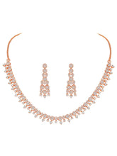 Grace CZ Necklace Set – Elegant Cubic Zirconia Jewellery by Peora
