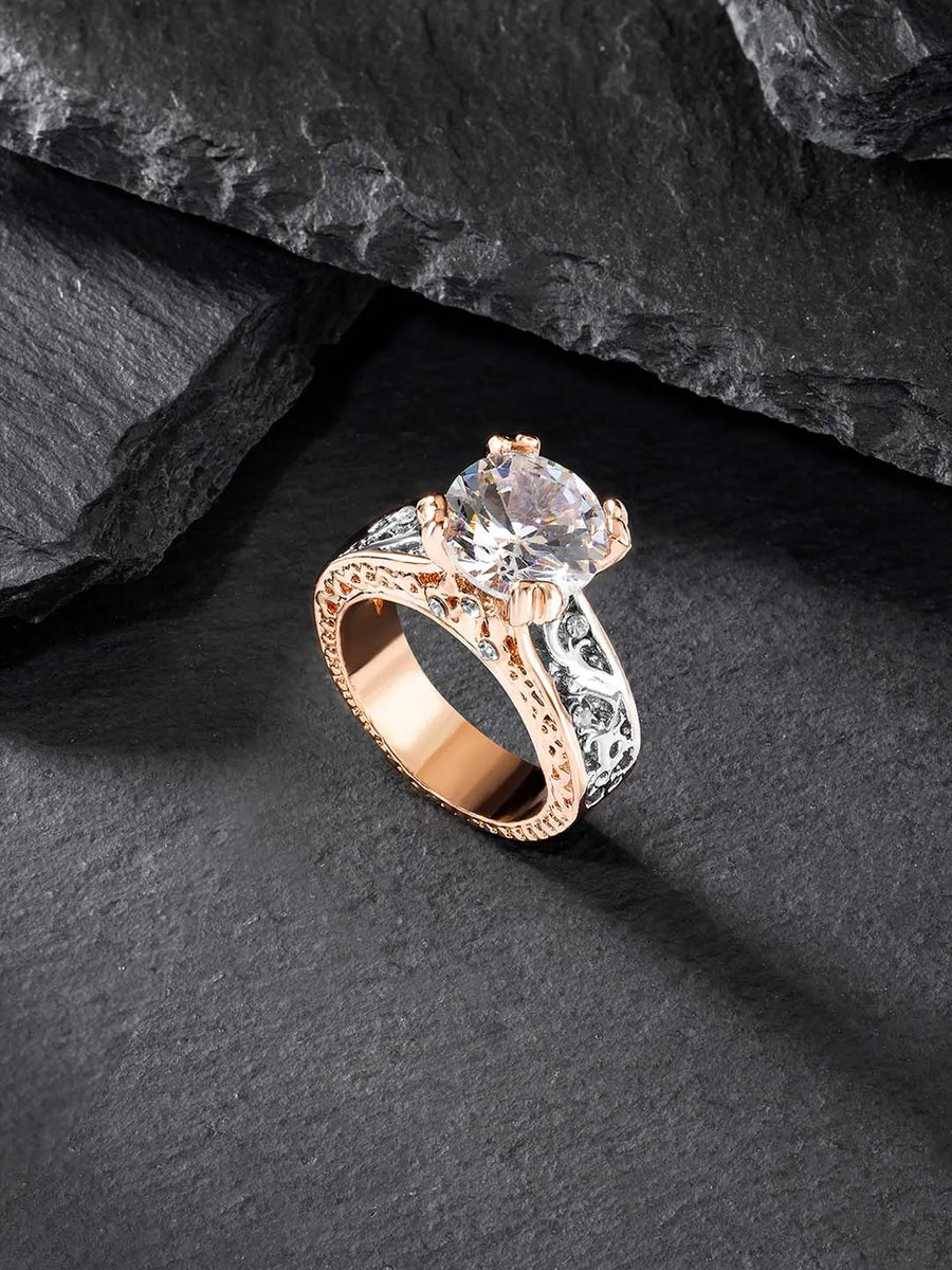 Rose Gold Ring by Peora – Elegant & Trendy Jewellery