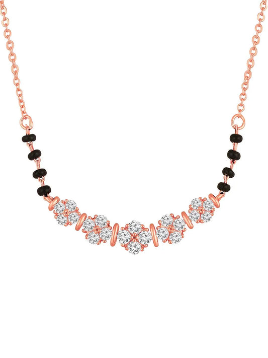 CZ Studded Mangalsutra – Sparkling Traditional Jewellery by Peora
