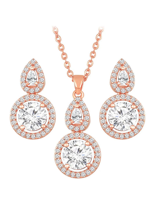 Charm Pendant & CZ Set by Peora – Stylish Fashion Jewellery

